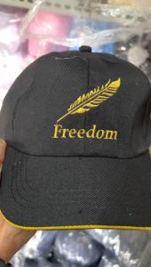 topi baseball pria bordir fredom topi pria logo karet model korea topi wanita kekinian