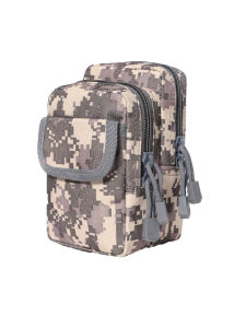 Wolf Uniform Large Capacity Camouflage Outdoor Tactical Mobile Phone Waist Bag Multi-Purpose Phone Coin Waist Hanging Bag Accessory