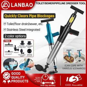 Toilet Plunger High Pressure Air Drain Blaster Inflatable Air Pressure Pump Clog Remover Toilet Pump Plunger