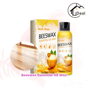 iDeal Home NORTH MOON Beewax Essential Oil Wax 60ML Furniture Wax Wood Waxing Paste Polish Shine Wood Wax Floor Polish Wood Polish