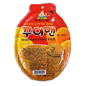 Bakery Fish Flavored Snack Crispy Seafood Biscuit 23g Independent Packaging Leisure Snack from Korea ness Lasts a Year