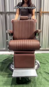 JBD storehouse เก้าอี้ตัดผม เก้าอี้บาร์เบอร์ ไฮโดรลิคปรับสูง-ต่ำได้ ปรับเอนนอนได้ รหัสรุ่น:JBD6688