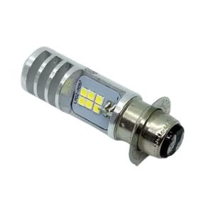 BOHLAM / LAMPU DEPAN LED MOTOR H6 2 SISI AC DC UNIVERSAL MATIC BEBEK