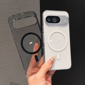 Luxury Ultra Thin Transparent For Magsafe Case For Google Pixel 10 9 Pro XL 10A 9A Magnetic Wireless Charging Shockproof Cover