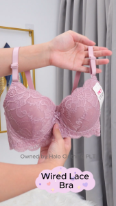 Plus Size Women Bra Wired Lace [Lily Bra Shop]