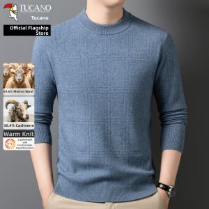 TUCANO | Wool & Cashmere Blend Thermal Sweater for Men
