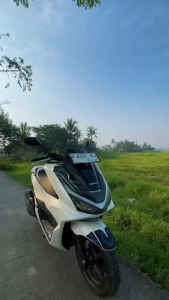 Front Shield Cover Pcx 160 2025 Bahan ABS WTF Keren Motorcycle