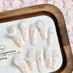 Phụ Kiện Trang Trí Móng Tay Hình Bướm Hoa Trà Trắng Trong Suốt Lấp Lánh Bằng Nhựa Resin 50/100/150 Cái Phát Sáng Tự Làm Dùng Cho Kẹp Tóc Móng Tay