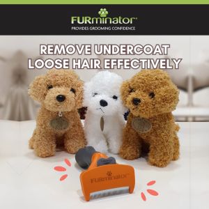 FURminator Undercoat Deshedding Tool for Small Animal / Rabbit and Guinea Pig / Rabbit Hair Comb