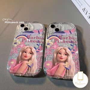 MissConnie For Vivo Y36 Y27 Y17 Y11 Y15 Y21 Y91C Y12 Y21s Y30 Y51 Y12i Y02 Y16 Y35 Y22 Y21A Y15A Y20 V27 Y12S V25E Y15s Y50 Y91 Y20s Y95 Y31 Glitter Card Cute Butterfly Princess Barbie Cover