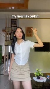 Blouse for Women: Casual Plus Size Short Sleeve Shirt & Crop Top