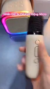 [ BỘ 1 LOA 2 MIC ] Loa Bluetooth Karaoke Mini K12 kèm 2 mic không dây công suất 10W - HÁT THẢ GA TẠI NHÀ - BẢO HÀNH 1 ĐỔI 1 từ MƯỜNG THANH ROYAL