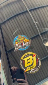 สติ๊กเกอร์ Thailand งานปริ้นสีสด คมๆ ติดทน ติดหน้าวัดบูส ขนาด10x10cm. เปลี่ยนคำได้เฉพาะ ตัวเลือกเปลี่ยนคำเท่านั้น(ไม่สามารถเปลี่ยนรูปแบบได้ เปลี่ยนได้เฉพาะข้อความเท่านั้น)