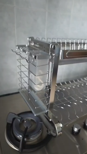 Livora Dish Drying Rack / 304 Stainless Steel / 2 3 Tier Kitchen Sink Drainer / Utensil Cutlery Drain