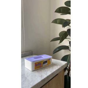 Tempat Tissue Dahlia Kotak Tisu Plastik HW 502 Kiara