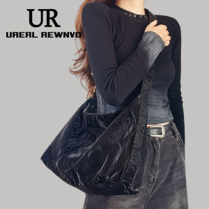 กระเป๋าสะพายข้างหนังนิ่มความจุขนาดใหญ่สำหรับผู้หญิง กระเป๋าถือสำหรับเดินทางแบบสะพายข้าง กระเป๋าถือแบบลำลอง กระเป๋าสะพายข้าง PU