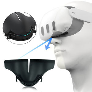 Silicone VR Nose Pad Breathable Anti-Leakage Light Blocker Washable Comfortable for Meta Quest 3 Headset Accessories