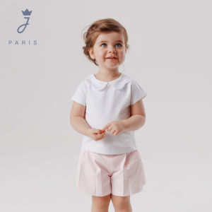 Jacadi | Petals Collar Short Sleeve T-shirt