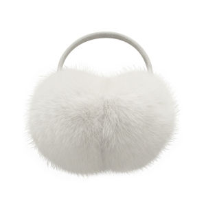 Gulingge Whole Hide Fox Fur Earmuffs Women Winter Warm Plush Earmuffs Fairy Cute Earmuffs Earmuff Earmuffs