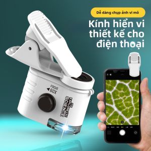 BAODIAN | Portable Student Microscope For Bacteria Cells Scientific Experiments Mobile Phone Compatible
