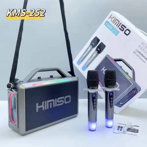 Loa Bluetooth KIMISO KMS 252 - Công Suất Lớn Bluetooth V5.0Đèn Led Cực Chất - Loa Hát Kara Cao Cấp Loa Xách Tay Karaoke