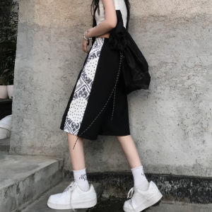 Quần Short Thể Thao Nam Nữ Cạp Cao Rộng Rãi Năm Điểm Mùa Hè 2024 Phong Cách Đường Phố Cổ Điển Họa Tiết Hạt Nho Quần Dài Thường Ngày