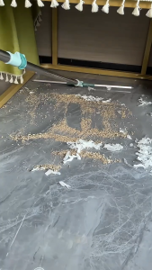 Dual-Use180°Degree Rotatable Floor Wiper Magic Floor Wiper Silicone Broom Wiper Silikon Penyapu Lantai Rumah Mengikis Kaca刮水扫把地刮硅胶刮水器把扫卫生间浴室玻璃清洁瓷砖地板魔术扫把