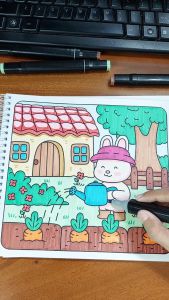 TammyBear Cozy Spaces Cute and Comfy Coloring Book Vol 1.