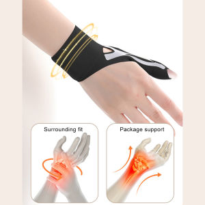 1pc New Thumb and Wrist Compression Sleeve for Tendonitis Arthritis Pain Relief for Women & Men Splint Liner Fits Both Hands