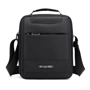 กระเป๋าสะพายข้างผู้ชาย อุทยาน กระเป๋าถือข้างเดียวสำหรับการเดินทางไปทำงาน กระเป๋าสะพายข้างผ้าไนลอนแบบซิป กระเป๋าสะพายข้างแบบลำลองสำหรับผู้ชาย