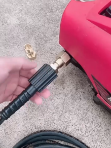 360 Degree Swivel Joint Anti-Twist Car Wash High Pressure Gun Adapter Coupler Thread for M22 14/15MM Hose Fitting Connector 380/55 water gun pipe rotating shaft