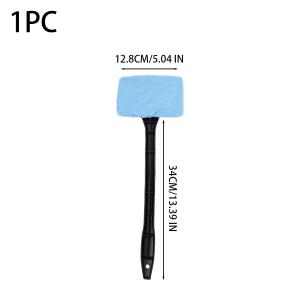 180° Rotatable Car Window Cleaner Brush Kit Inside Interior Auto Glass Wiper with Long Handle Windshield Cleaning Wash Tool Car Accessory