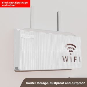 JIFANPAUL | Wall-mounted Storage Rack for Wireless Router Optical Modem Set-top Box Socket and Charging Cable