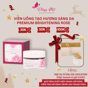 [HCM]Viên Uống Tạo Hương Thơm & Sáng Da Premium Brightening Rose
