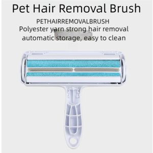 Pet Hair Remover Roller For Dogs And Cats Self Cleaning Base Efficient Fur Removal Tool Perfect For Pet Owners
