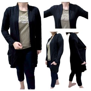 WEBEE Long Sleeve Women Tops Soft Cardigan