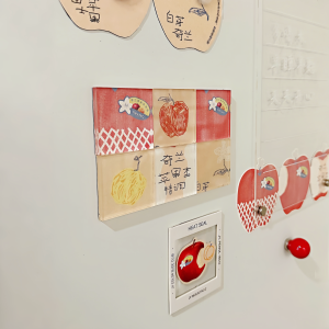 Bộ Đồ Thủ Công Acrylic DIY Trái Cây Apple Christmas Magnetic Sticker Trang Trí Nhà Đồ Thủ Công Từ Trung Quốc Đại Lục