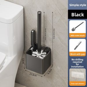 WEIMEIYUAN | Water-Draining No-Drilling Toilet Brush Holder