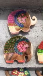 ถาดงานไม้ เพ้นท์ลาย แต่ละรอบลายจะไม่เหมือนกันนะ