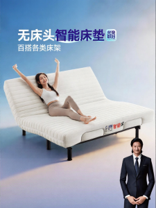 Electric Multifunctional Zero Gravity Automated Elevation Minimalist Double Bed