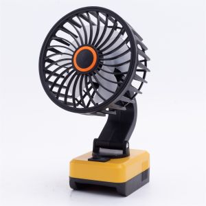 Portable Electric Fan for DeWalt 18V DCB Lithium Battery W/USB Port Charging Ports Outdoor 180°Adjustable Workshop Jobsite Fan