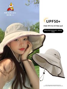 Mexican | UV Protection Summer Sun Hat Large Brim Neck Guard