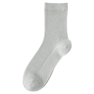 Miiow | Mens Summer Thin Mesh Sports Socks Breathable Sweat Absorbent Business Mid-calf Short Socks Catman 2025 New Style Cotton Blend