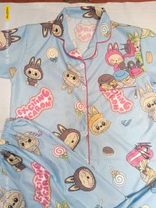 Piyama Dewasa Lengan pendek Labubu