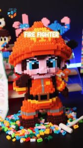 SMY Toystown Fire Fighter Medium Mainan Bangunan Nano Block Bricks Mainan Edukasi Balok Susun Mainan Anak Mainan Tumpuk Balok Karakter Kartun Animasi 3D