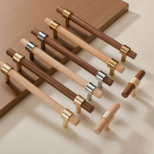 INNDUN | New Chinese Original Wood Style Simple Design Drawer Handle