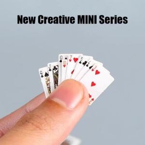 Outdoor Portable Mini Fingertip Playing Card Super Travel Party Playing Card Suitable for Outdoor Party Gathering Activities