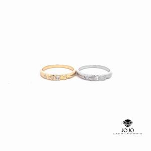 N1144 Nhẫn nữ đính đá CZ cao cấp thiết kế đơn giản JOJO