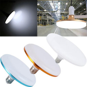 LED Bulb E27 Base Led Lamp Super Bright AC 220V Indoor Lighting Flying Saucer Light 6500k Energy Saving Lamp Garage Light