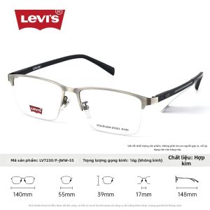 Levis | Gọng Kính Bán Vòng Titanium Dành Cho Doanh Nghiệp